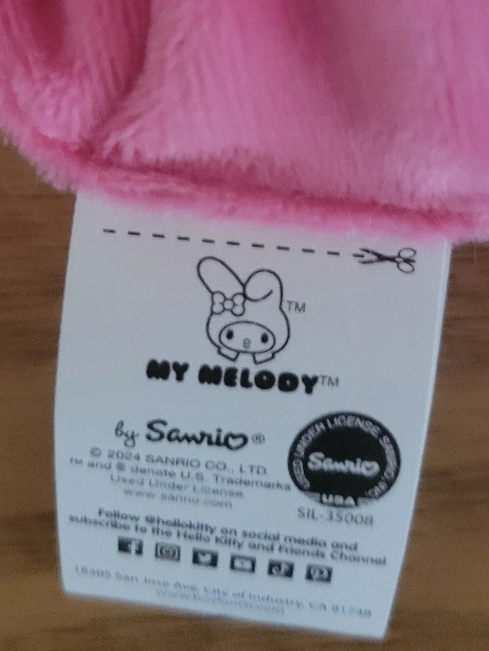 Sanrio My Melody Hat For Cats